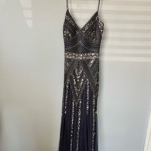 Beaded bridesmaid dress